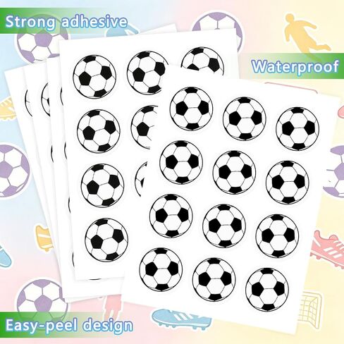600 Pcs World Cup Soccer Stickers, Waterproof Vinyl Sports Decals for Laptop Water Bottle Helmet Scrapbook, Kids Reward Stickers Boys Girls Sports Party Favor Decorations in Saudi Arabia