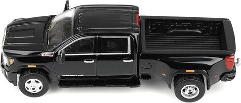 Greenlight 1/64 2022 GMC Sierra 3500HD Denali Dually Pickup Truck, Ebony Twilight Metallic Black 51678-A in Saudi Arabia