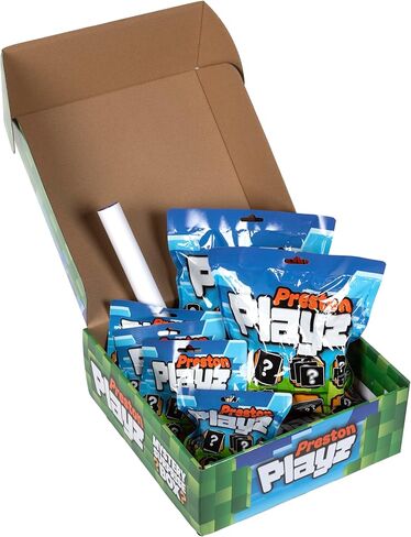 PrestonPlayz Mystery Surprise Box، قناة ألعاب YouTube، Mystery Surprise Blind Box، 13 مفاجأة ممتعة بالداخل، سلع PrestonPlayz الرسمية in Kuwait