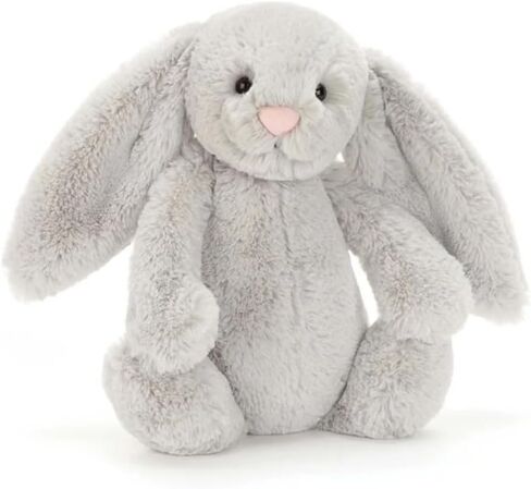 Jellycat Bashful Silver Bunny Medium - L: 9 cm x l: 12 cm x h: 31 cm in Saudi Arabia