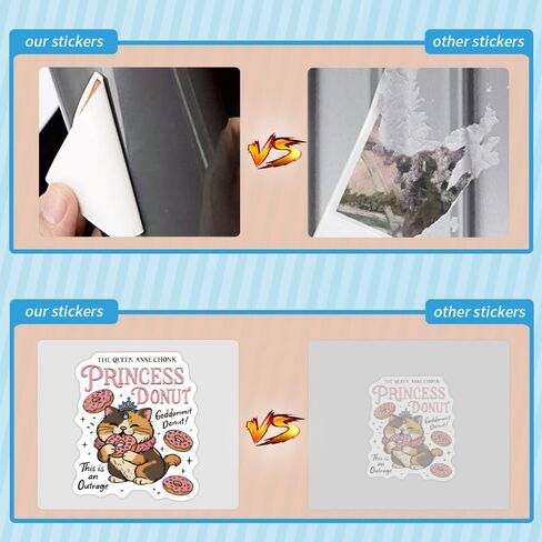105pcs DCC This is an Outrage Princess Donut Sticker Funny Dungeon Book Crawler Reading Carl Stickers for Kindle Waterproof Vinyl for Laptop, Water Bottle, Skateboard, Scrapbooking, Party Favors in Saudi Arabia