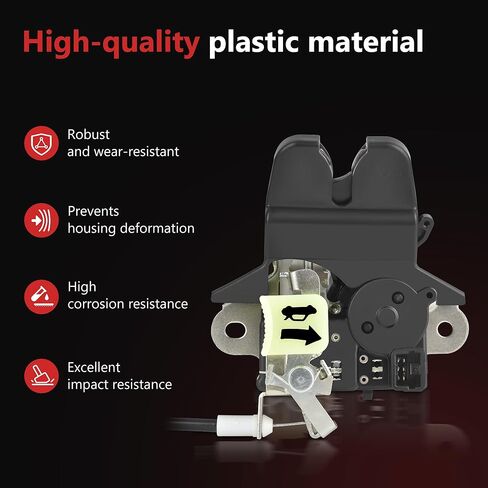 HYR Trunk Latch Lock Actuator Compatible with Hyundai Sonata 2009-2015, Rear Tailgate, 81230-3Q000 812303Q000, 3 Pins in Saudi Arabia