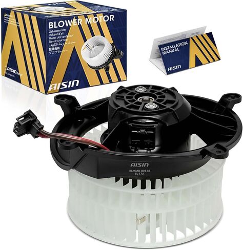 AISIN AFTERMARKET BLMMB-00138 محرك منفاخ HVAC مع مجموعة العجلات - متوافق مع Mercedes-Benz E320 2003-2009، E350 2006-2009، E500 2003-2009، E550 2007-2009، E55 AMG 2003-2006، E63 AMG 2007-2009 in Kuwait