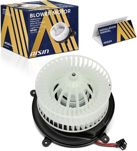 AISIN AFTERMARKET BLMMB-00138 محرك منفاخ HVAC مع مجموعة العجلات - متوافق مع Mercedes-Benz E320 2003-2009، E350 2006-2009، E500 2003-2009، E550 2007-2009، E55 AMG 2003-2006، E63 AMG 2007-2009 in Kuwait