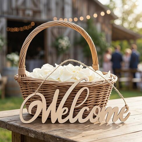 Didiseaon 4Pcs Unfinished Wood Cutout Welcome Sign Blank Wooden Word Letter Wreath Craft Supply Front Door Wall Art Hanging Plaque Home Room Decor DIY Paint Project Board Studio Artist Child 11 Inch in Kuwait