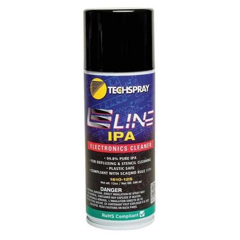 Techspray 1610-12S E-Line 99.8% Pure IPA Electronics Cleaner 12 oz. Aerosol in Kuwait