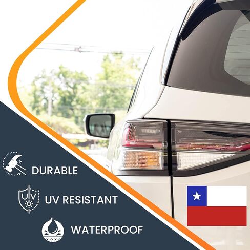 ملصق مغناطيسي بعلم تشيلي من Magnet Me Up، مقاس 4 × 6 بوصات، مغناطيس سيارات شديد التحمل للسيارة، شاحنة الدفع الرباعي، يلتصق بأي سطح مغناطيسي، عنصر ثقافي، يظهر الفخر ببلدك، صُنع في الولايات المتحدة الأمريكية in Kuwait