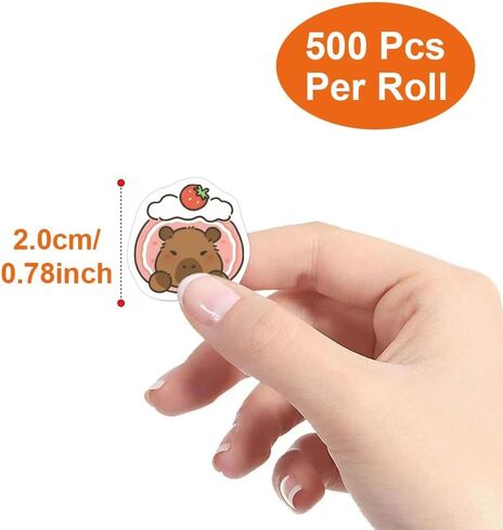 5 ملصقات سجل القصاصات، 500 قطعة لكل تصميم كابيبارا، ملصق Kawaii ذاتي اللصق للمجلة غير المرغوب فيها، زجاجة مياه، صناعة الكمبيوتر المحمول والبطاقات، حزمة ملصقات جمالية لطيفة in Kuwait