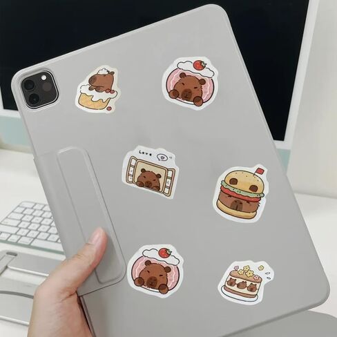 5 ملصقات سجل القصاصات، 500 قطعة لكل تصميم كابيبارا، ملصق Kawaii ذاتي اللصق للمجلة غير المرغوب فيها، زجاجة مياه، صناعة الكمبيوتر المحمول والبطاقات، حزمة ملصقات جمالية لطيفة in Kuwait