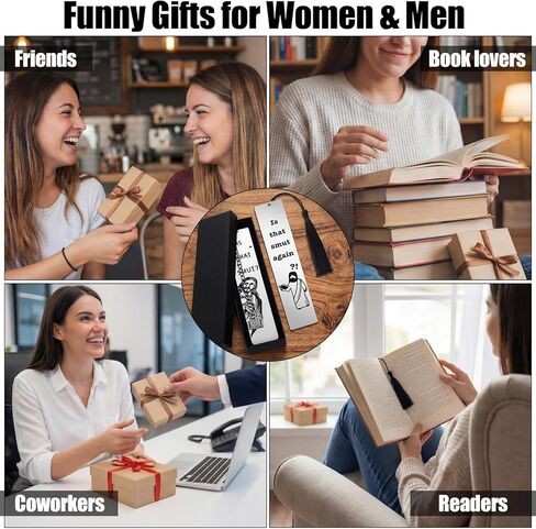 Kenning 2 Pcs Metal Bookmarks with Gift Box is that Smut Novelty Gag Book Mark Humorous Jesus Christian Book Lover Smut Gift for Female Friend Bookish Nerd Booklover Adult Women Christian Gifts in Kuwait