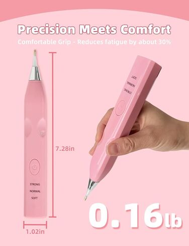 Narottl Electric Diamond Painting Pen, Cordless Diamond Art Pens with 6 Tips & 3 Suction Modes, Vacuum No-Wax Design, Rechargeable & Lightweight DIY Diamond Art Tools for Adults & Beginners (Pink) in Saudi Arabia