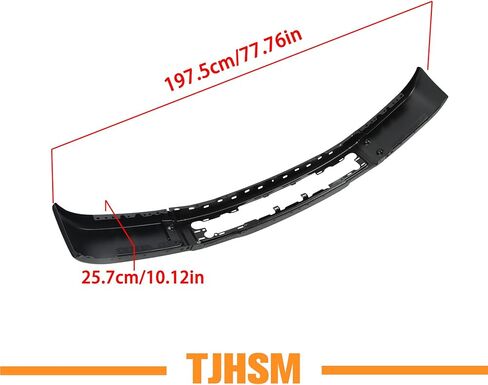 Black Front Bumper Face Bar 3Pcs Without Side Cover Hole and Fog Light Holes Replacement for F150 2015-2017 Replacement for FO1002423 in Kuwait