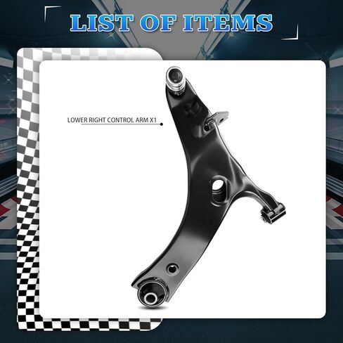 POWERGEAR Front Right Lower Suspension Control Arm with Ball Joint Assembly K623560 Compatible With 2013-2017 Subaru Crosstrek - Passenger side in Kuwait