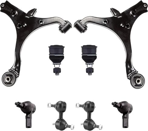 8pcs Front Lower Control Arm Ball Joint Tie Rods Sway Bar Kit Fit for 2001–2005 Honda Civic (Coupe & Sedan, Non-Si) & 2001–2005 Acura EL in Saudi Arabia