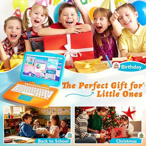 Home Office Pretend Play Toys for Kids, 20PCS Mini Workspace with Laptop, Calculator, Mug, ID Badge & Desk Supplies, Work from Home Toddler Role Play Set, Birthday Gift for Boys Girls Ages 3+ in Saudi Arabia
