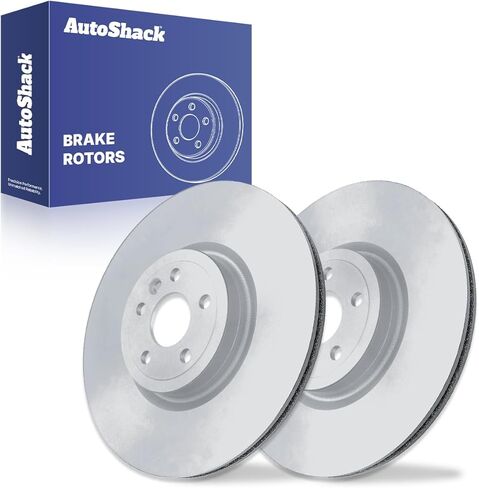دوارات فرامل خلفية AutoShack لسيارة جاكوار ولاند روفر، F-Pace 2017-2022 Range Rover Velar 2018-2020، AWD 4WD L4 2.0L L6 3.0L V6 3.0L V8 5.0L - مطلية - ArmorStop - 12.8 بوصة (325 مم)، 5 عروات in Kuwait