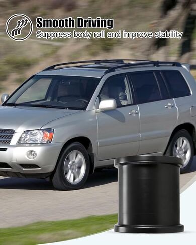 2 قطعة من البطانات الخلفية لقضيب التثبيت تناسب Toyota Highlander 2001-2007 Camry 2001-2011 Wenza 2009-2016 Lexus RX300 RX330 RX350 RX400h، استبدال البطانات الخلفية لقضيب التأرجح 48818-48021 48818-48020 in Kuwait