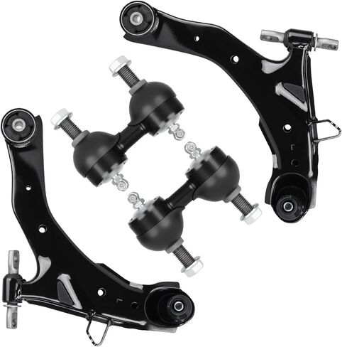 Front Lower Left & Right Control Arms w/Ball Joint Sway Bar End Link Suspension Kit for 2001-2006 Hyundai Elantra, K620327 K620328 K90358 (4pc) in Kuwait