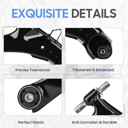 Front Lower Left & Right Control Arms w/Ball Joint Sway Bar End Link Suspension Kit for 2001-2006 Hyundai Elantra, K620327 K620328 K90358 (4pc) in Kuwait