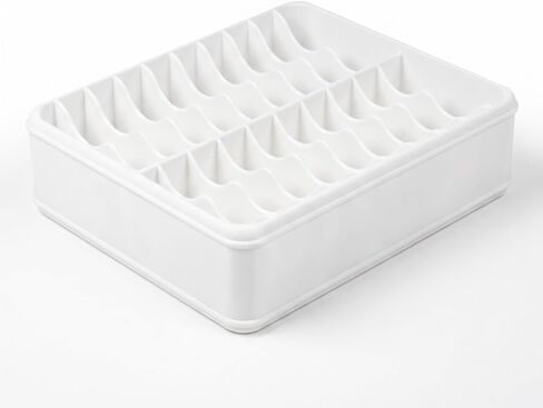3D Printed 20 Grids Diamond Painting Bag Organizer, Multi Slot Drill Bags Storage Tray, Spill Proof & Stand Upright, Easy Access Storage Holder Caddy for Small Diamond Art Accessories Bagged - White in Saudi Arabia