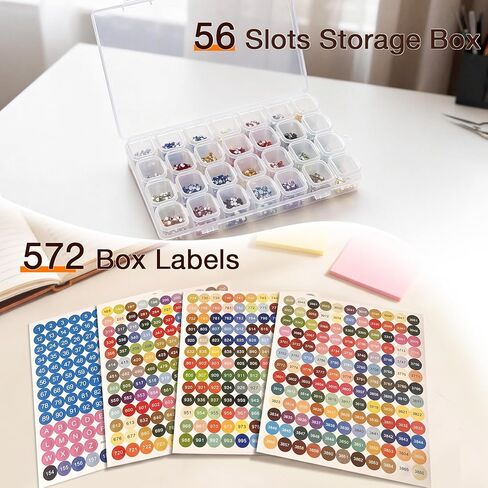 FANGZH Diamond Painting Storage Accessories Kit with A4 Light Pad, Bead Organizers, Drill Pens, Storage Boxes, and Tools for Adults (Purple) in Kuwait