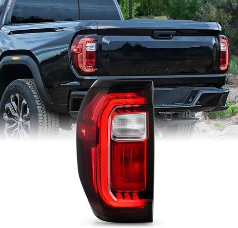 AKKON - Fit 2023 2024 2025 2026 GMC Canyon [Full LED] مصباح الفرامل الخلفي الخلفي طراز OE للسائق استبدال الجانب الأيسر المباشر in Kuwait