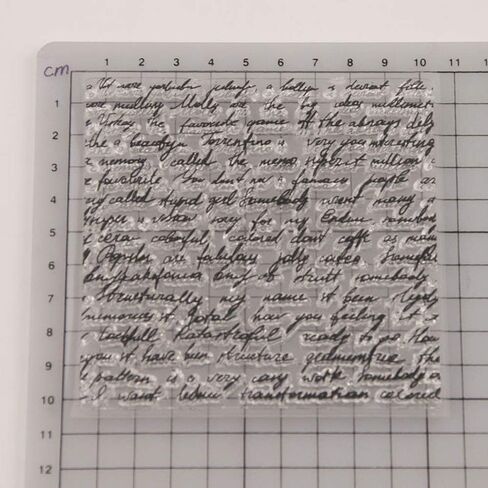 LZBRDY Manuscripts Words Background Decoration Clear New Rubber Stamps for Scrapbooking Card Making Christmas Decors in Kuwait