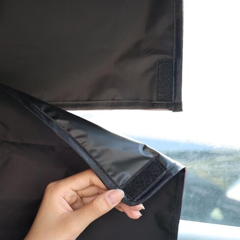 Magnetic Car Side Window Sun Shade Curtains Removable Design Sun Protection Sunshade Anti-Glare UV-Blocking Curtain ﻿ (Front Window Driver's cab) in Kuwait