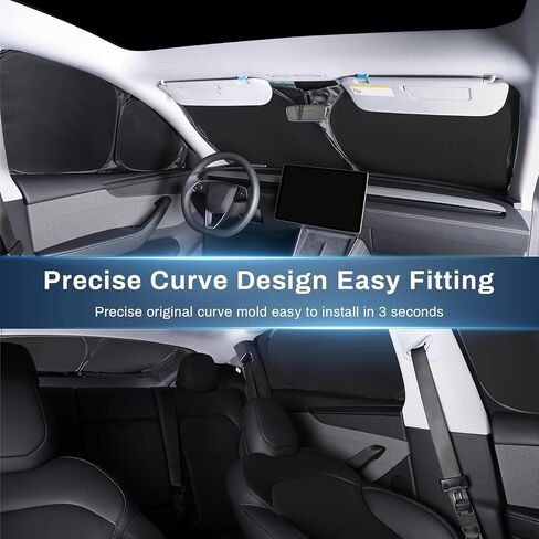 8 Pcs Camping Privacy Curtain for Tesla New Model Y Juniper 2025 2026 Full Window Sunshade for Sleeping Camping Privacy Napping Foldable Side Window Sunshades UV Blocker with Storage Bag in Saudi Arabia