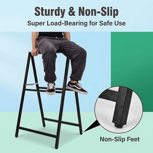 USCNC 24 x 36 Inch A Frame Sign Double-Sided Folding Sandwich Board Heavy Duty Slide-in Sidewalk Signboard for Outdoor Street Advertising Poster(Frame only，No white board) in Saudi Arabia