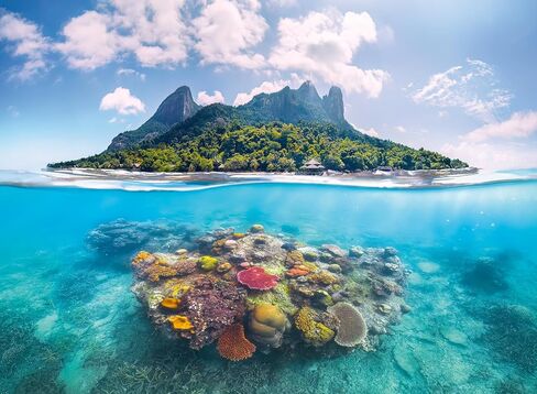 Ravensburger Island Waterescape 500 Piece Puzzle for Adults in Kuwait