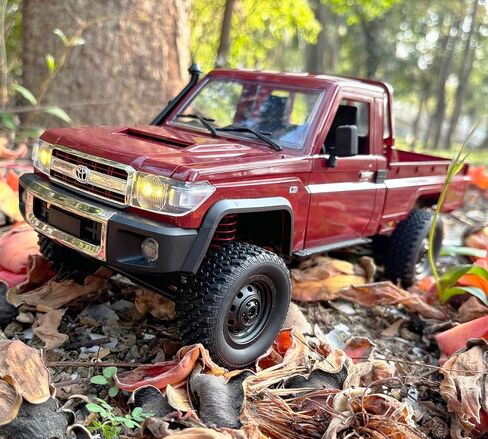 WPLDEWAN MN82 RC الزاحف 1/12 مقياس شاحنة التحكم عن بعد على الطرق الوعرة RC روك الزاحف 4x4 تويوتا لاند كروزر جميع التضاريس سيارة 280 محرك متناسب خنق التوجيه RTR هواية لعبة الكبار in Kuwait