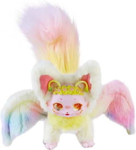 Forest Fantasy Series Plush Dolls - 22cm Sitting Height / 40cm Full Length, Collectible Plushies with Wings-Rainbow in Saudi Arabia