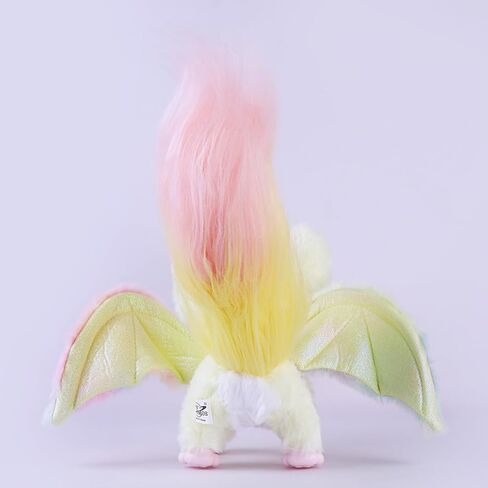 Forest Fantasy Series Plush Dolls - 22cm Sitting Height / 40cm Full Length, Collectible Plushies with Wings-Rainbow in Saudi Arabia