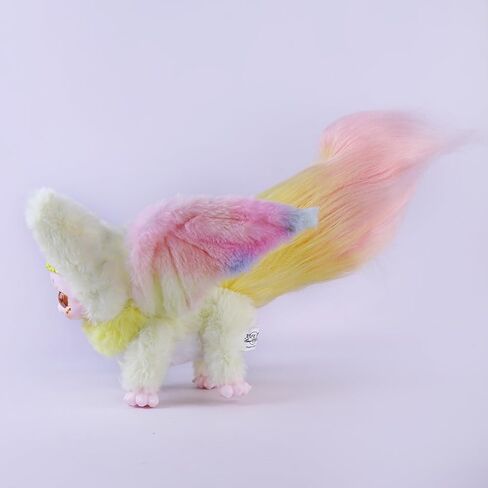 Forest Fantasy Series Plush Dolls - 22cm Sitting Height / 40cm Full Length, Collectible Plushies with Wings-Rainbow in Saudi Arabia
