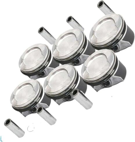 6-Pack 88mm Engine Piston Rings Compatible with M276 3.0T and 3.5T Engines for W205 W212 W222 X166 E400 C218 R231 Models - Replaces OEM 2760300700 2760306517 in Saudi Arabia