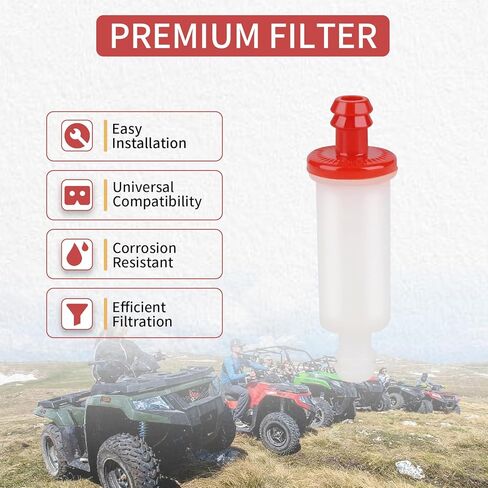 3PCS Fuel Filter Strainer 2530009 Replacement for Polaris Sportsman 500 Fuel Filter, Fit Sportsman 300 400 450 700 800 850, Scrambler Magnum Trail Boss, Replaces 2670071 0450365 0451089 in Saudi Arabia