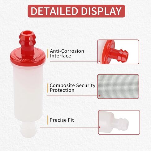 3PCS Fuel Filter Strainer 2530009 Replacement for Polaris Sportsman 500 Fuel Filter, Fit Sportsman 300 400 450 700 800 850, Scrambler Magnum Trail Boss, Replaces 2670071 0450365 0451089 in Saudi Arabia
