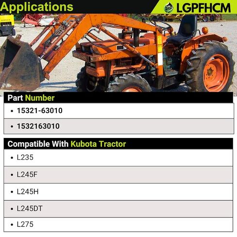 15321-63010 1532163010 12V 9T 1.7Kw Starter Motor Fit for Kubota L235 L275 L245F L245H L245DT Tractor in Saudi Arabia
