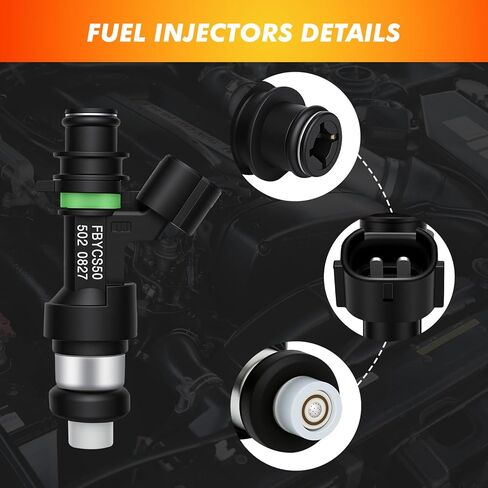 2006-2008 6Pcs Fuel Injectors Compatible for Suzuki Grand Vitara 2.7L V6 2006 2007 2008 Replace 15710-66J00 FIJ0009 FJ966 in Saudi Arabia