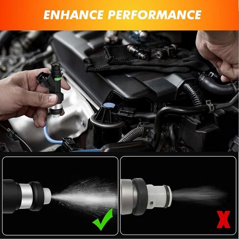 2006-2008 6Pcs Fuel Injectors Compatible for Suzuki Grand Vitara 2.7L V6 2006 2007 2008 Replace 15710-66J00 FIJ0009 FJ966 in Saudi Arabia