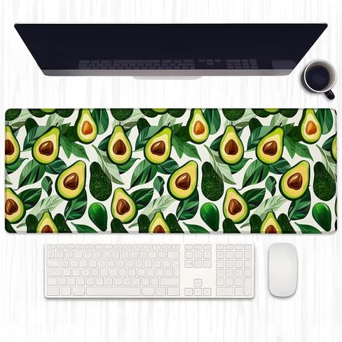Tranquil Horse and Cats Gaming Mouse Pad, Extended Cute Animal Desk Mat Computer Laptop Mousepad, Robust Stitched Edges, 31.5"×11.8" Large Office Keyboard Mouse Pads for Home Desktop Decor in Saudi Arabia