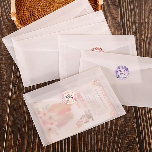 500 Stickers/Roll Floral Thank You 1inches Stickers, Various Pattern Designs Suitable for Gift Packaging, Takeaway Boxes, DIY Decoration PVC Waterproof Non-Dry in Kuwait