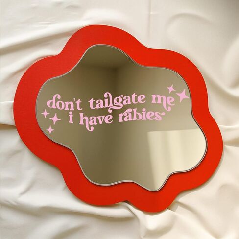 2 PCS Funny Sticker – Don’t Tailgate Me I Have Rabies, Hilarious Vinyl Quote Decal, Humor Gift, Stocking Stuffer, Secret Santa & White Elephant Party Favor in Saudi Arabia