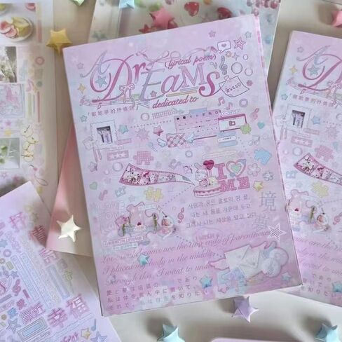 Alideco 24pcs Scrapbook Stickers Retro Japanese Vintage Style Sticker Book for Adults Sticker journaling Stickers for Scrapbooking (guzaomeng) in Kuwait