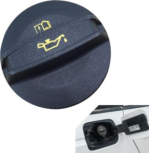 Engine Oil Filler Cap Cover, Leak-proof Oil Cap Sealing Cover, Replacement OEM #06K103485A, Compatible with VW (Black) in Saudi Arabia
