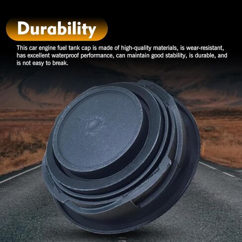 Engine Oil Filler Cap Cover, Leak-proof Oil Cap Sealing Cover, Replacement OEM #06K103485A, Compatible with VW (Black) in Saudi Arabia
