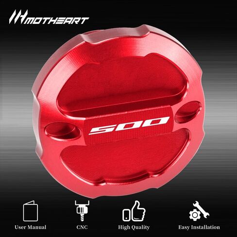 Motorcycle Engine Oil Filler Cap M20x2.5 For CB500F 2013-2025 CB500X/CBR500R 2013-2024 CB500Hornet 2024 Replacement OEM Oil Cap Anodized Aluminum Accessories (Red) in Saudi Arabia