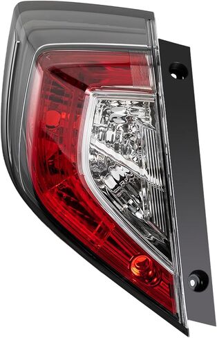 Tail Light Assembly For Honda Civic Hatchback 2017-2021 and For Honda Civic Type R 2017-2019, 33500TGGA02 HO2805116, Halogen Rear Taillight Direct Replacement (Right Passenger Side) in Saudi Arabia