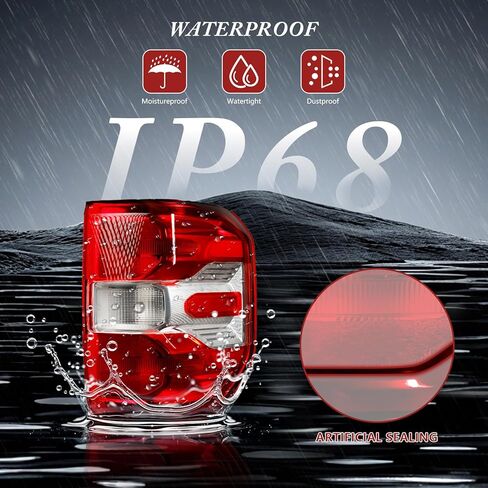 Halogen Left Tail Light without Blind spot Compatible With Ford Maverick XL/XLT 2022-2024 Replace# NZ6Z-13404-A FO2801288 in Saudi Arabia